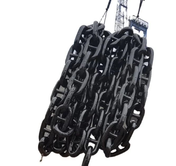 K2 K3  U2 U3 GRADE2 GRADE 3 73mm Stud Link Anchor Chain Cable with CCS ABS NK test STEEL FACTORY