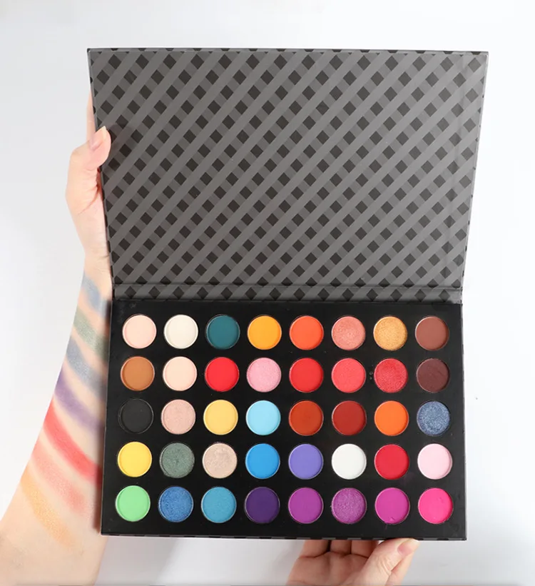 BOBBI No Logo Makeup Eyeshadow Pallet 40 Color Professional Long Lasting Cosmetic Eye Vendor