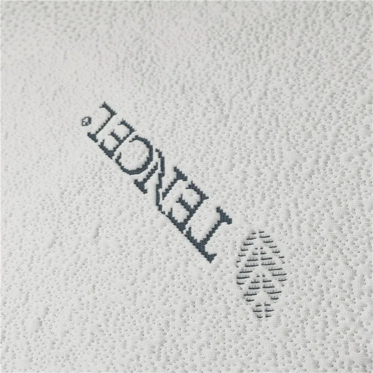 Custom Medium Weight Hospital High Thread Counts Yarn Dyed Single Jersey Fabric for Mattress