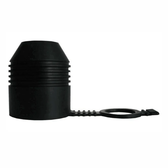 Universal 50MM Auto Tow Bar Ball Cover and Protector Black plastic trailer ball cover with ring