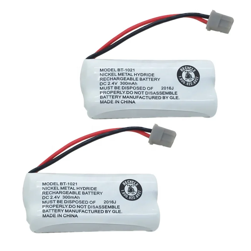 1.2v 300mah rechargeable aaa size batteries  2.4V ni mh battery pack for cordless phone