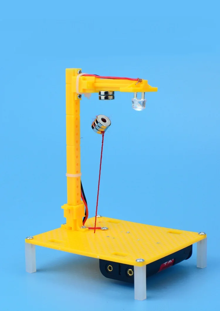 DIY Stem Kit Small Scientific Inventions Wooden Stem Toys DIY Table Lamp Magnetic Switches Science Engineering Toys