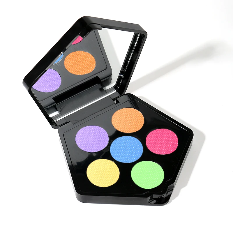 wholesale  10gram duo   chrome  water activated liner chameleon cake 16 eyeliner paint palette