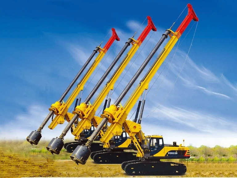 Factory Original Supply truck Crane Drilling Machine Yuchai Rotary Drilling Rig YCR120 with Fully hydraulic system for sale