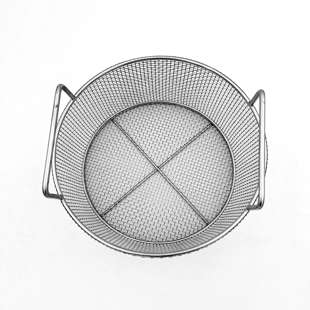 Stainless steel storage woven net basket Rustic-Style Tote Basket for Home Decor Customized wire mesh basket