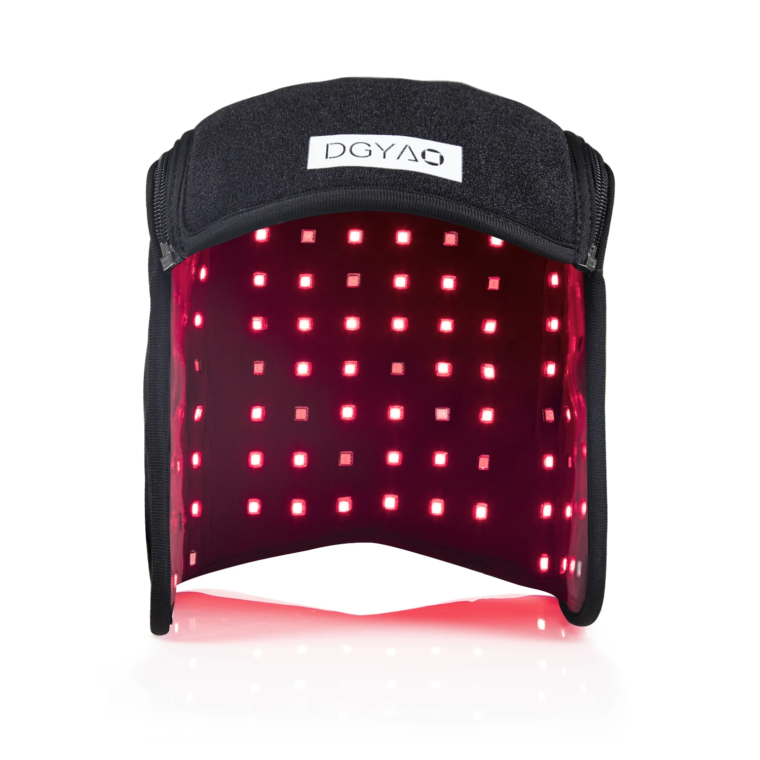 DGYAO LED 660 nm 880 nm pulse infrared light therapy helmet head facial pain relief wearable device