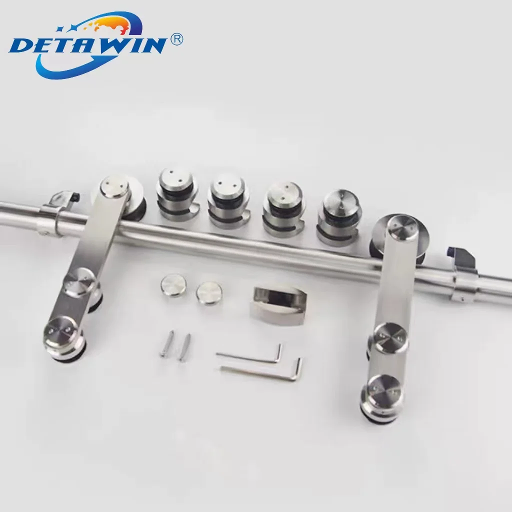 Shower Glass Sliding Door Roller Hardware Fitting Set Glass Shower Sliding Door Accessories System