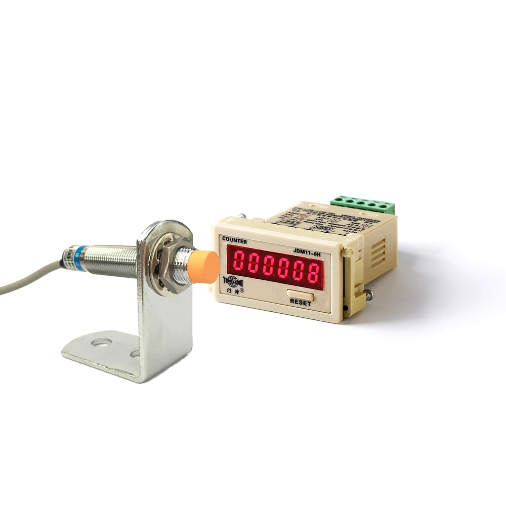  JDM11-6H1 mini Ditial светодиодный электронный Аккумуляторный счетчик с инфракрасным фотоэлектрическим