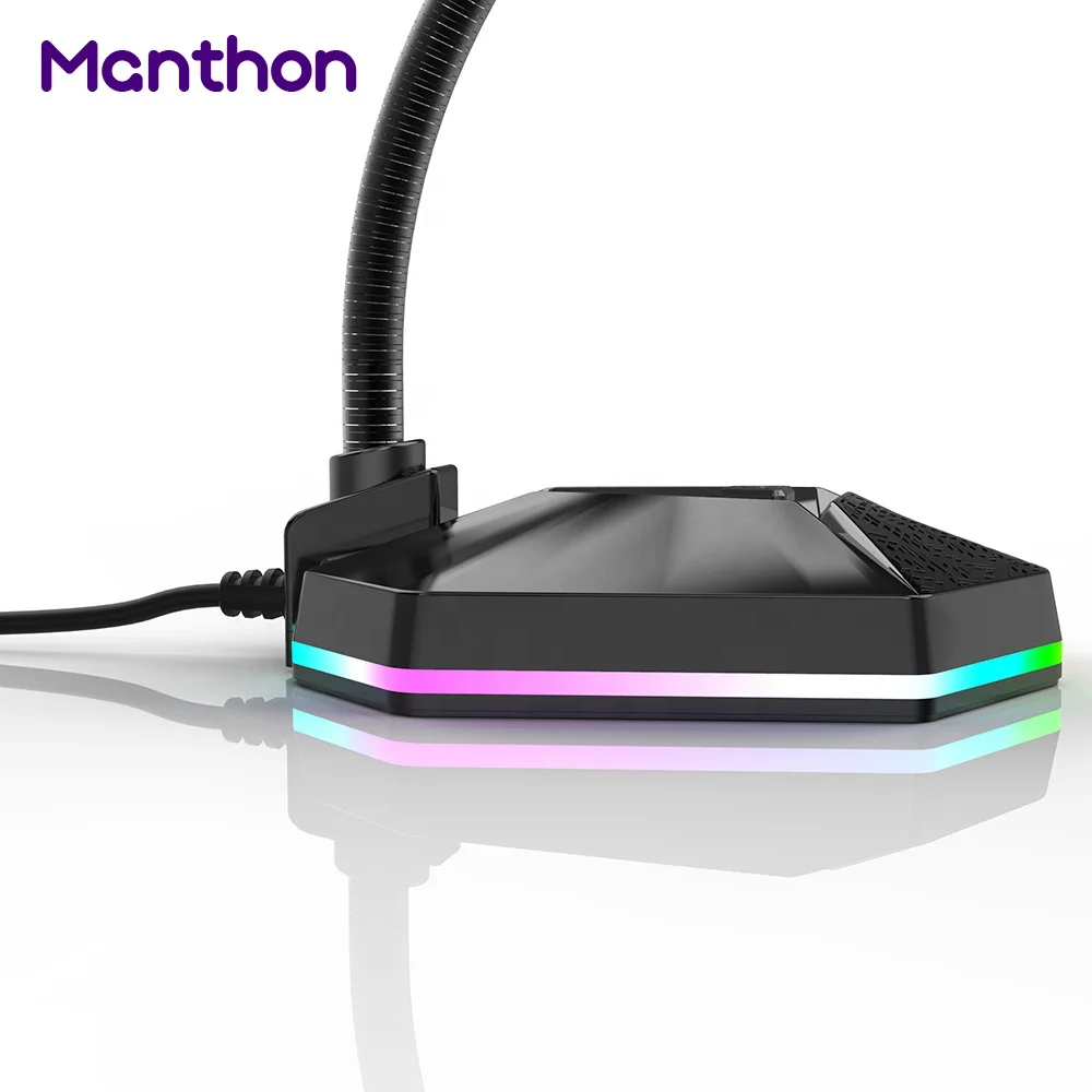 Хорошая OEM заказное дешевое цена RGB USB конденсаторный микрофон студия звукозаписи игровой для компьютера PC