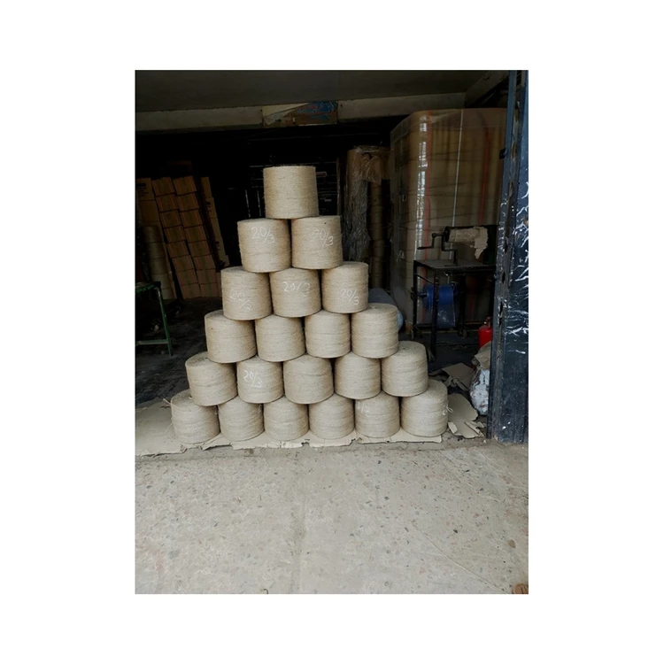 Top Quality Low Price heavy duty reusable standard quality blended colored jute yarn  for hand knitting