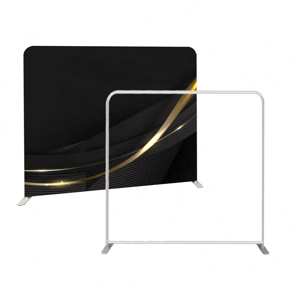 Cheap Street Banners Outdoor Advertising Wedding Tension Fabric Display Backdrop Stand