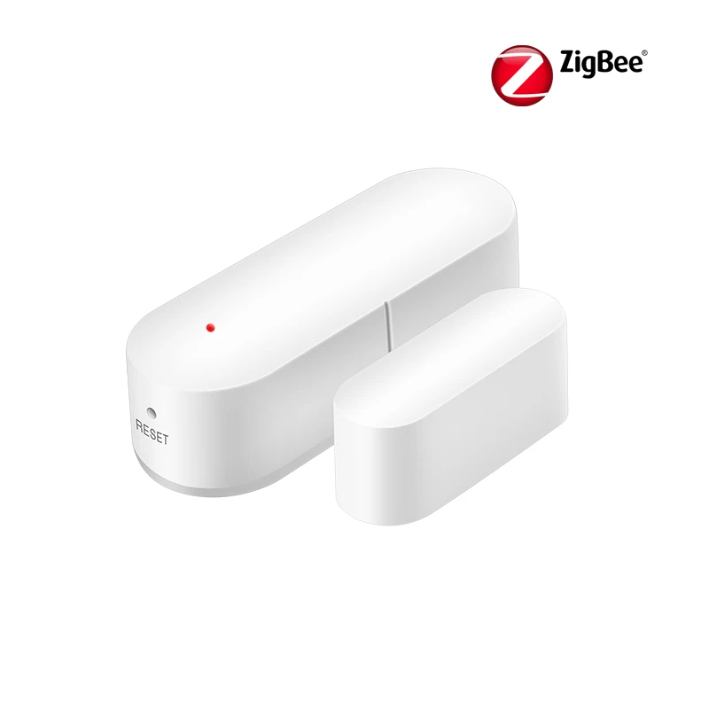 Детектор окон Tuya Zigbee 3,0, автоматическая система сигнализации для умного дома, с Wi-Fi и датчиком для дверей гаража, работает с Alexa Google