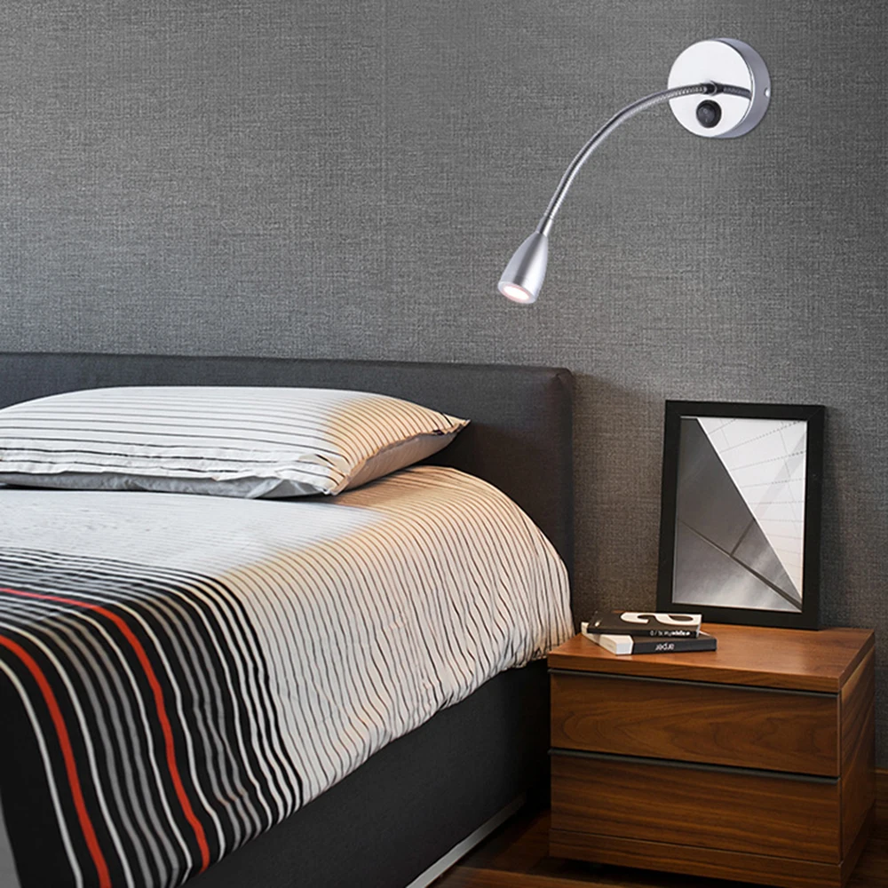 Modern Led Indoor Wall Lamp cheap wall mounted decorative flexible tube lighting for living room wall sconce