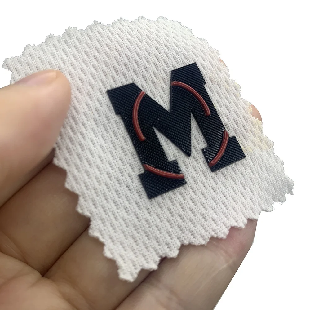 Custom Multiple Styles TPU 3D Logo Customizable TPU Swing Patch 3D Soft TPU Heat Transfer Logo for Clothing