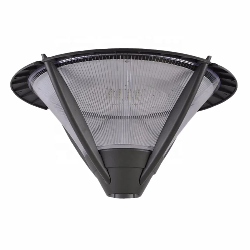 Aluminum outdoor landscape lighting Led Post Top Garden Light 30w 40w 50w Parking Lot Outdoor Circular Area Light Fixture