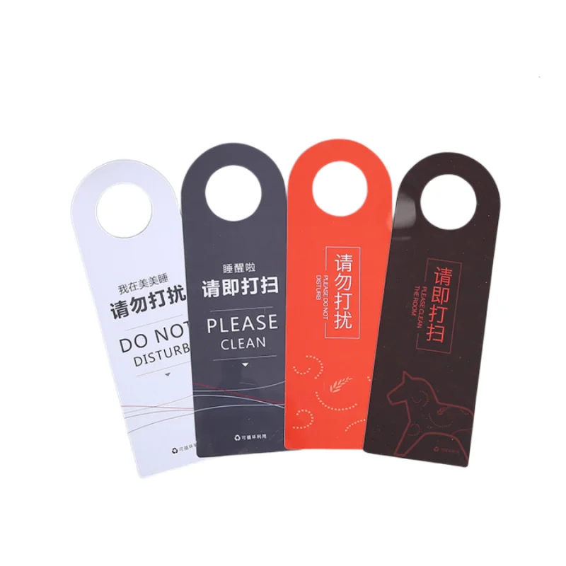 Custom Acrylic Hotel Hang Sign For Homestay Door Hanger Tags B&B Room PSD Signs