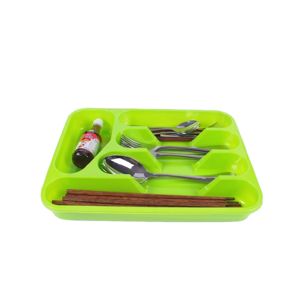 Plastic cutlery drawer organizer cutlery storage holder  kitchen utensil organizer Flatware Drawer Dividers