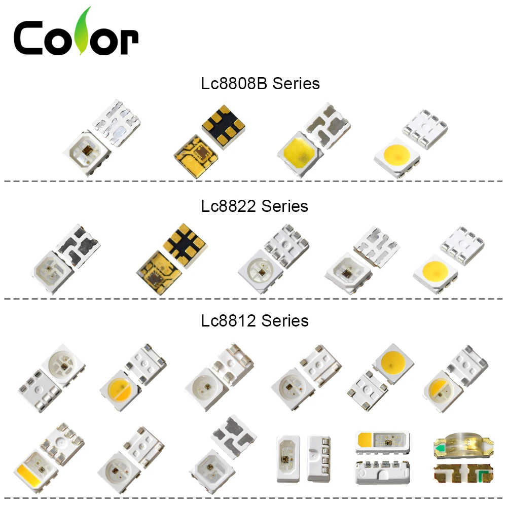 SMD светодиодный чип 4020 3535 5050 2020 белый красный зеленый синий RGB желтый оранжевый розовый светло-голубой