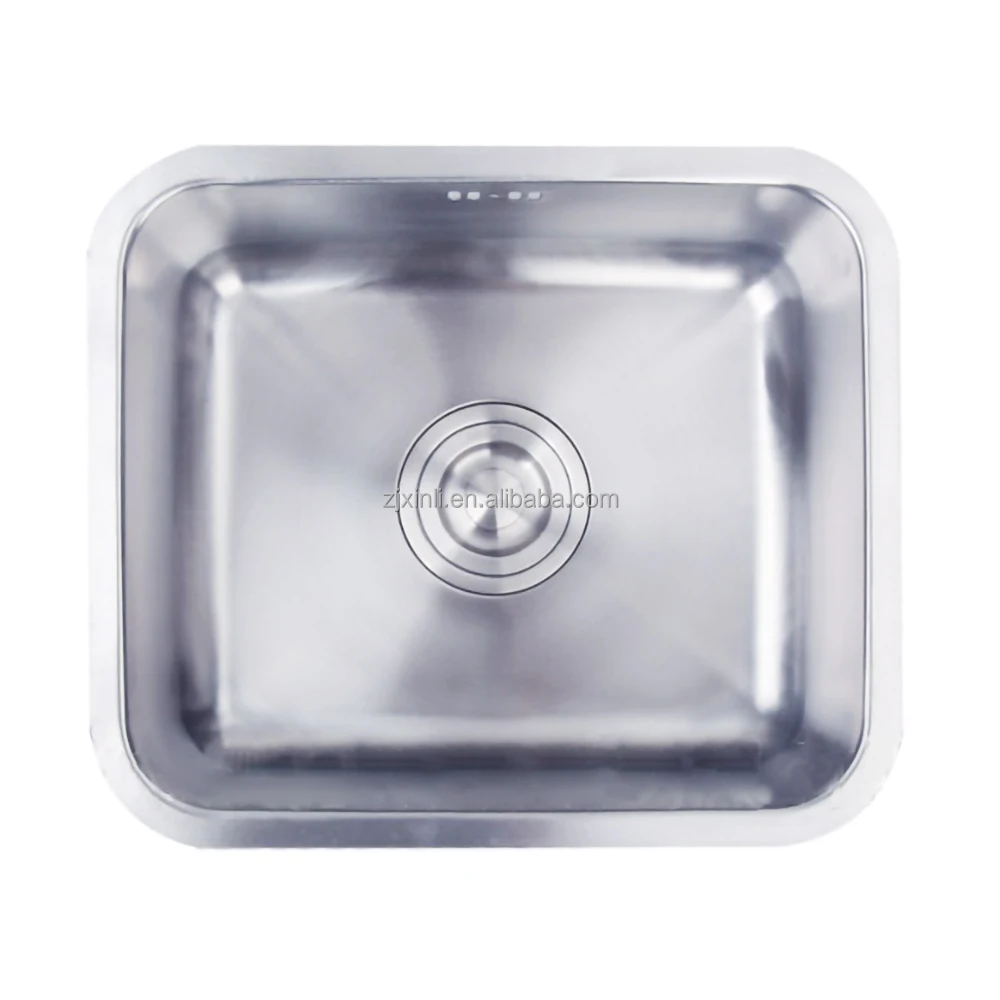 X26204 SUS304 Stainless Steel Material 40*35CM Size Of Under Mounted Single Bowl Kitchen Sink