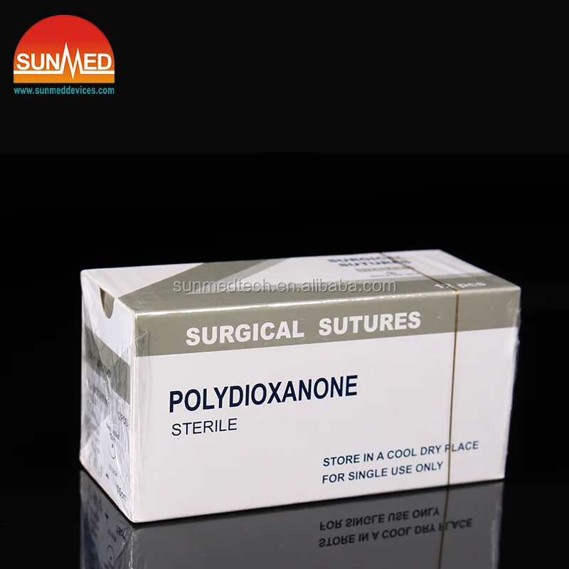 
Polydioxanone (PDO) suture USP1 75CM 1/2circle round bodied 35mm surgical 