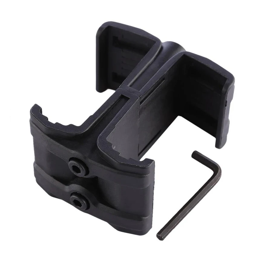 
Nylon Clip AR15 Rifle Gun Magazine Parallel Connector Clip Coupler Modified Part For M4 replacement 