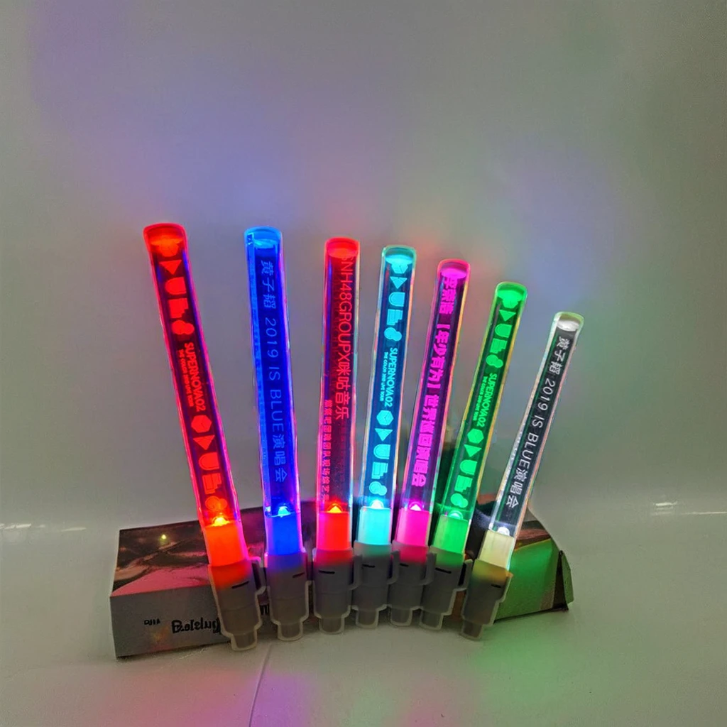 LED Light Emitting Pencil Stick Chinese Style New Glow Light Pen Halloween Christmas Concert Idol Cheering Atmosphere Prop