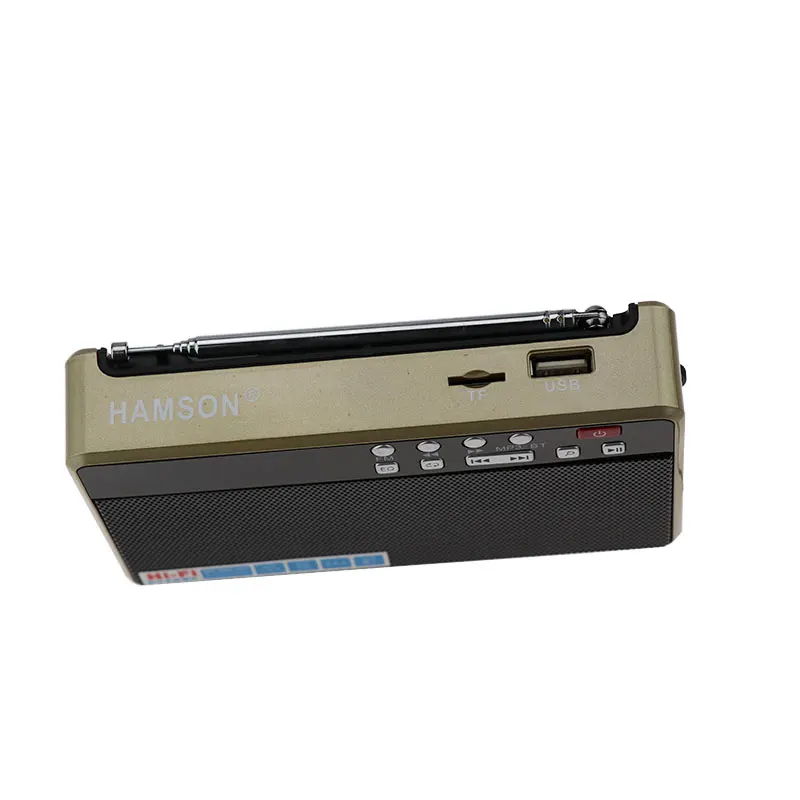 Новый дизайн миниатюрный цифровой дисплей BT динамик и FM-радио с USB/TF mp3-плеером