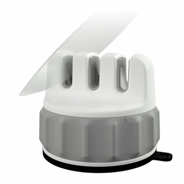 Миниатюрная присоска, ручная заточка для ножей из вольфрамовой стали, металлический точильный камень