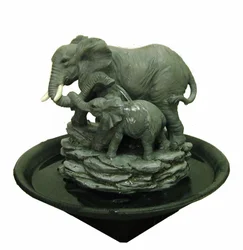 hot sale crafts tabletop elephant water fountain