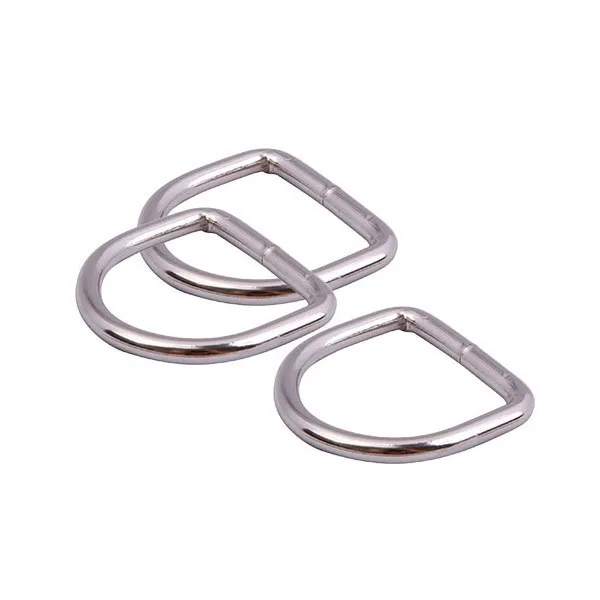 Custom Zinc Alloy Steel D Ring For Bag