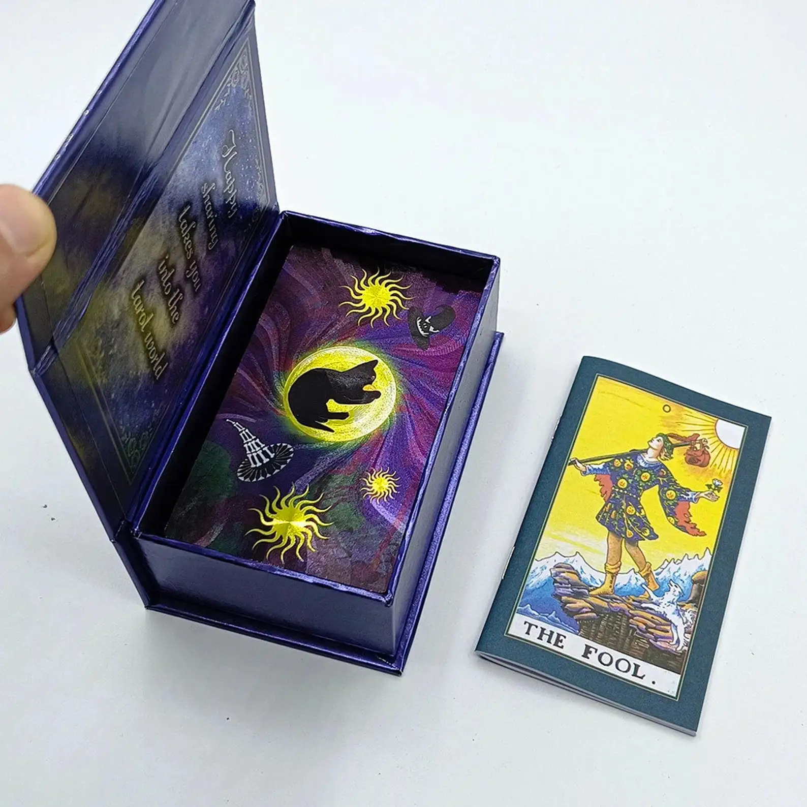 Personalise Logo Factory Custom Tarot Cards Printing Tarot Deck Tarot Cards With Guidebook