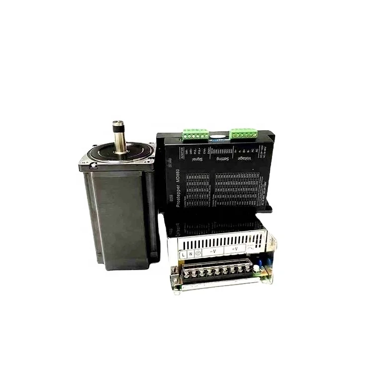 Low price longer life NEMA 34 86mm Industrial Automation cable step motor