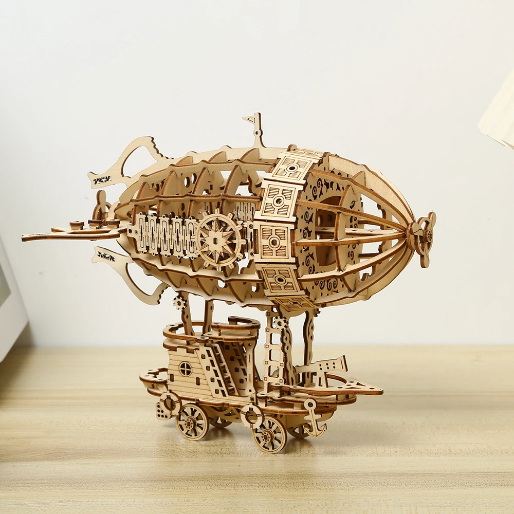 DIY handmade Airship DIY Craft Adult wholesale Puzzle model 3d wooden