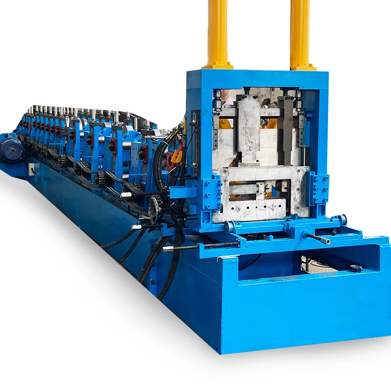 2020 hot Full automatic c z u section steel profile shaped light purline roll forming