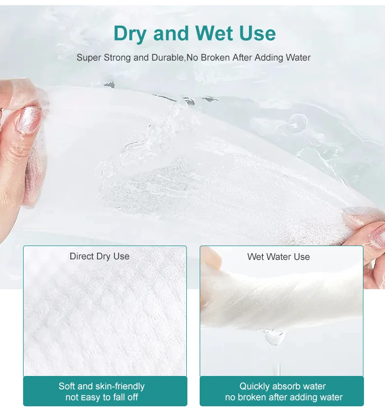 Губное полотенце для сухой чистки лица на заказ, экологически чистое одноразовое полотенце для ухода за ребенком, мягкая одноразовая хлопковая ткань для лица от производителя