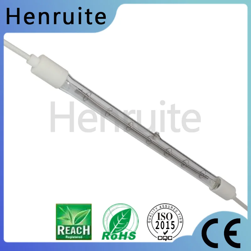 500mm 220v 2000w Half White Reflector Quartz Infrared Heating Element for Powder Coating