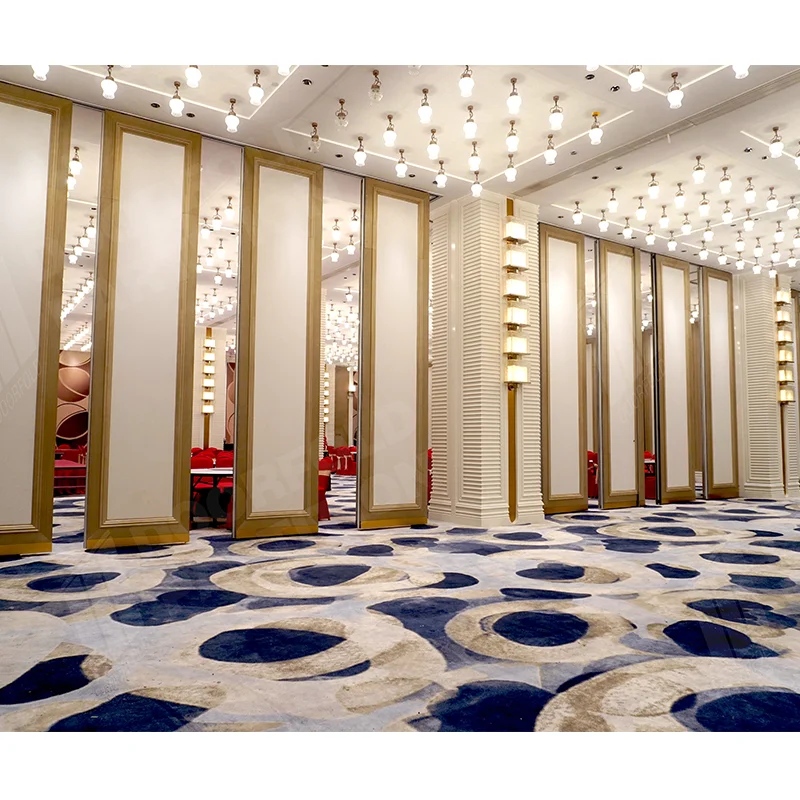 Banquet hall partition movable interior sliding wall hall acoustic partition moveable wall