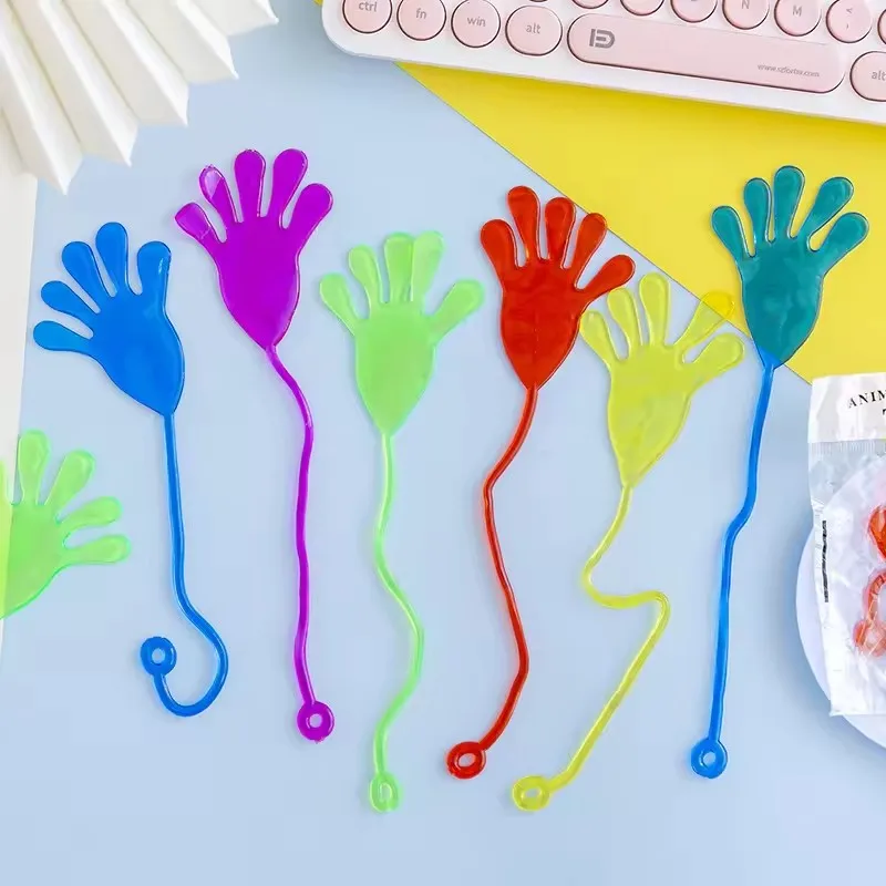 Elastic Stretchable Sticky Toys Stretchy Sticky Hands Toys  Little Finger Hands Funny Gift toys for Children