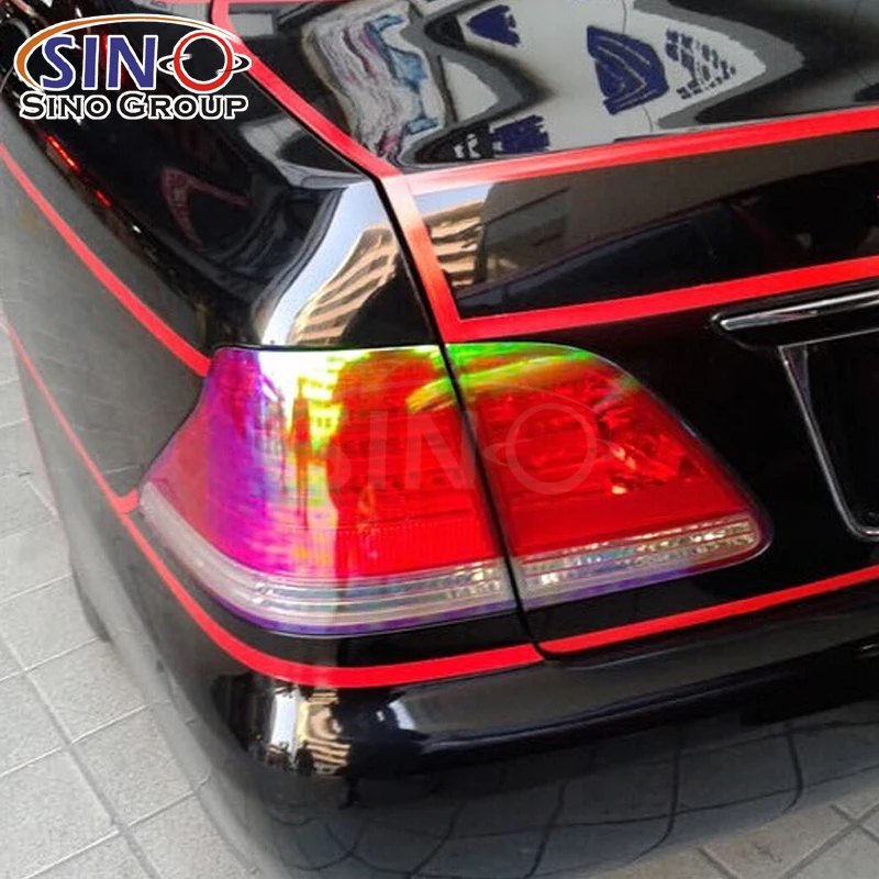 Hot Selling China Wholesale 3 Layers Color Change PVC Vinyl Waterproof Stickers Chameleon Headlight PPF Tinted Film