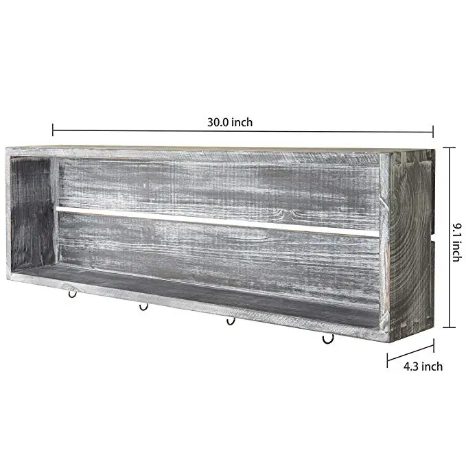 
Lufan wall type old gray wooden, cup holder wall shelf, cabnit, know down, book shelf 