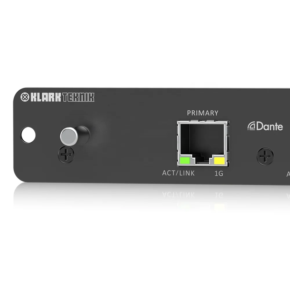 Klark Teknik DN32 Dante Card Up to 32 Channels Audinate Dante Card For Midas M32 Live Or Behringer X32 Digital Mixer