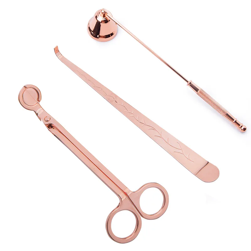 Candle Wick Trimmer Polished Stainless Steel Wick Clipper Cutter Scissors Reaches Deep Into Candles to Cut Spent Wicks