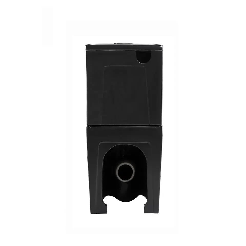Tornado Matte Black Cyclone Flushing Two Piece Toilet Suites Comfort Height Sanitary Ware Watermark Toilet