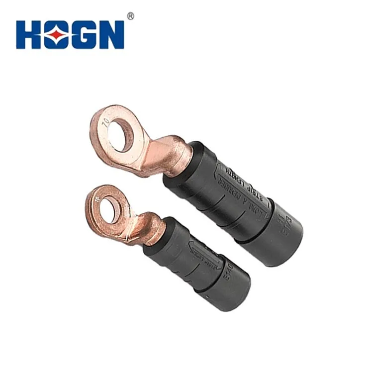 HOGN CPTAU Type Pre-Insulated Bimetal Lug Connector Cable Copper Terminal Cable Lugs