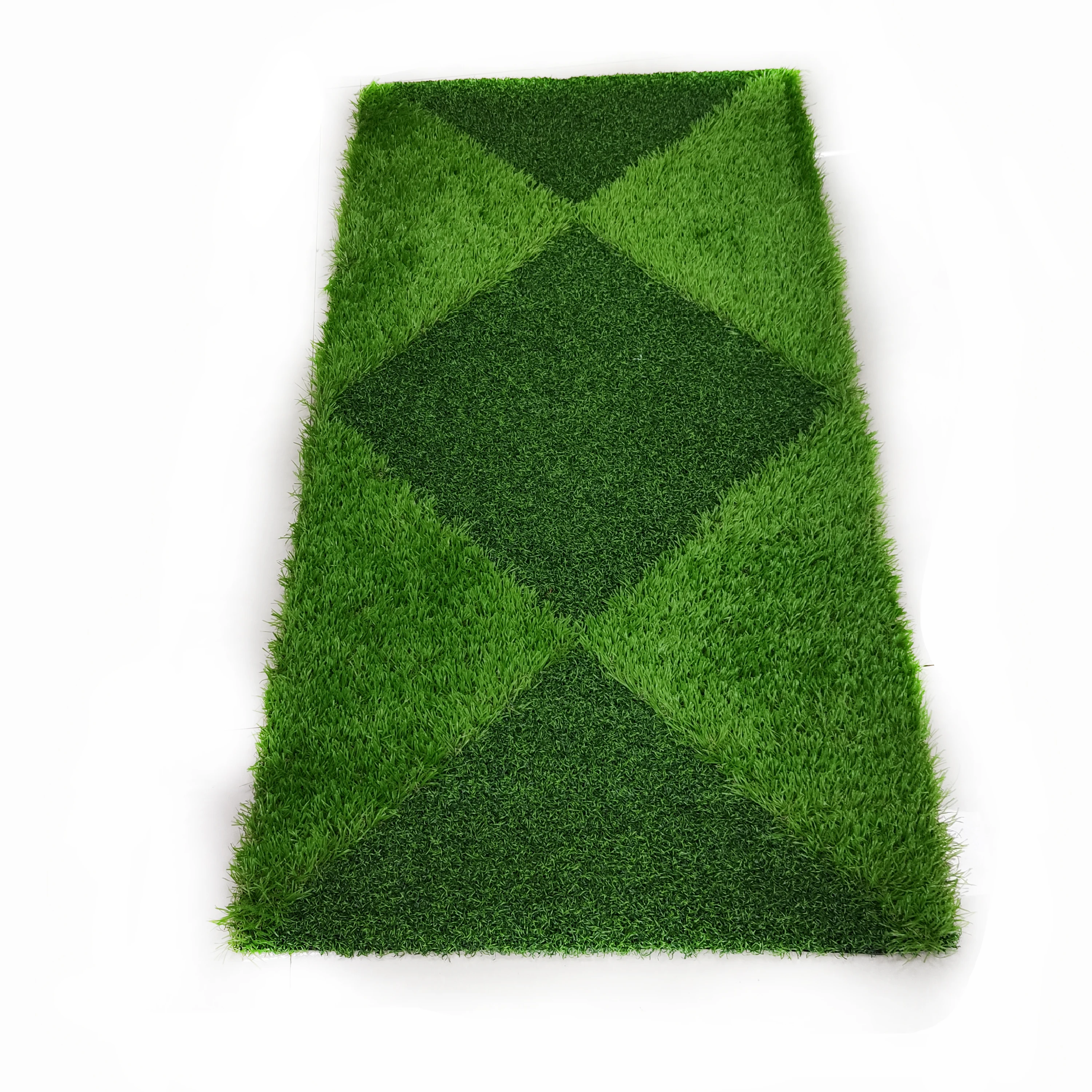 MCGProfessional Custom 20mm Height Artificial Grass Pattern Rug New Design Fun Hopscotch Playground Carpet Soccer PP Use