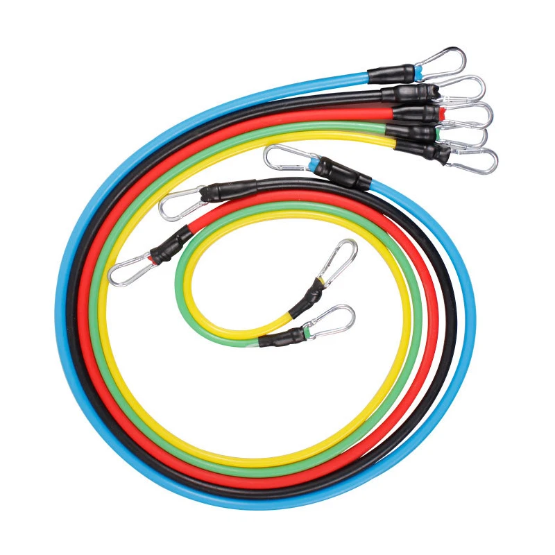 Multi-sizes Bodybuilding Elastic Exercise Long Anti-snap Resistance Bands Workout Gym Pull Up Rope With Handle For Legs And Butt