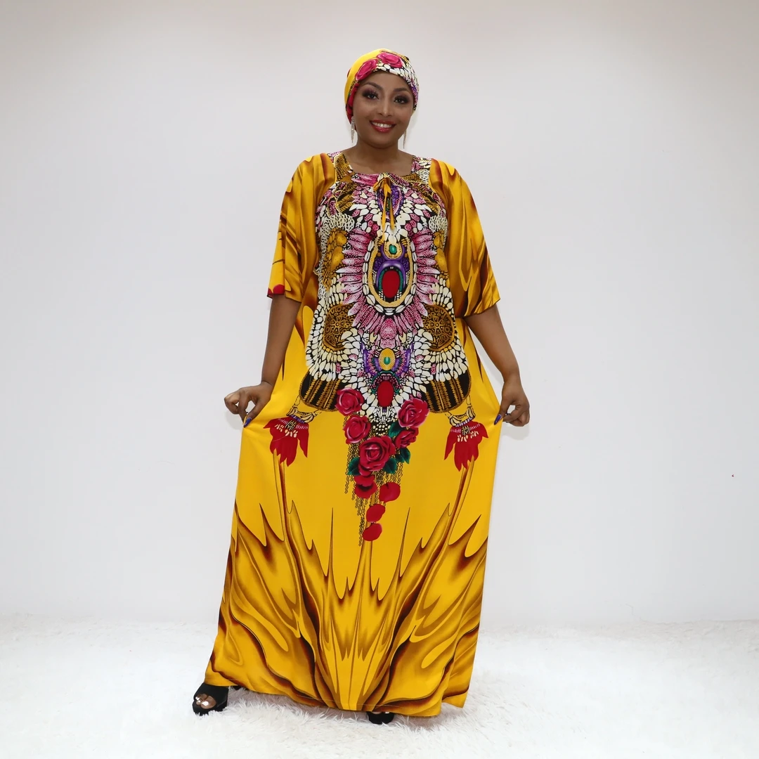 African clothing sfifa for moroccan caftan  KT215-351FY Tanzania kaftan Africa printed dress