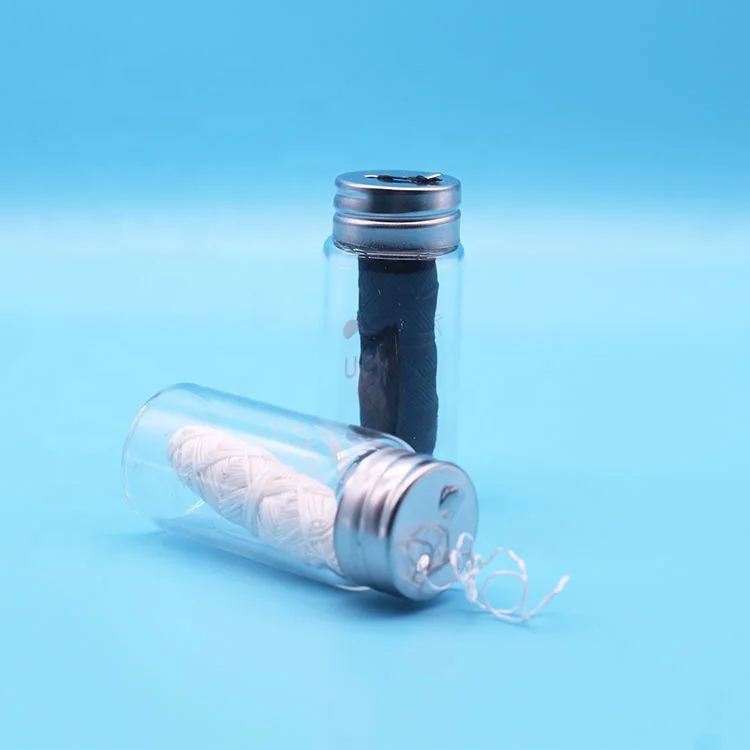 Customized Eco Friendly Dental Floss Flosser Biodegradable Corn Starch Bamboo Charcoal Silk Dental Floss refill
