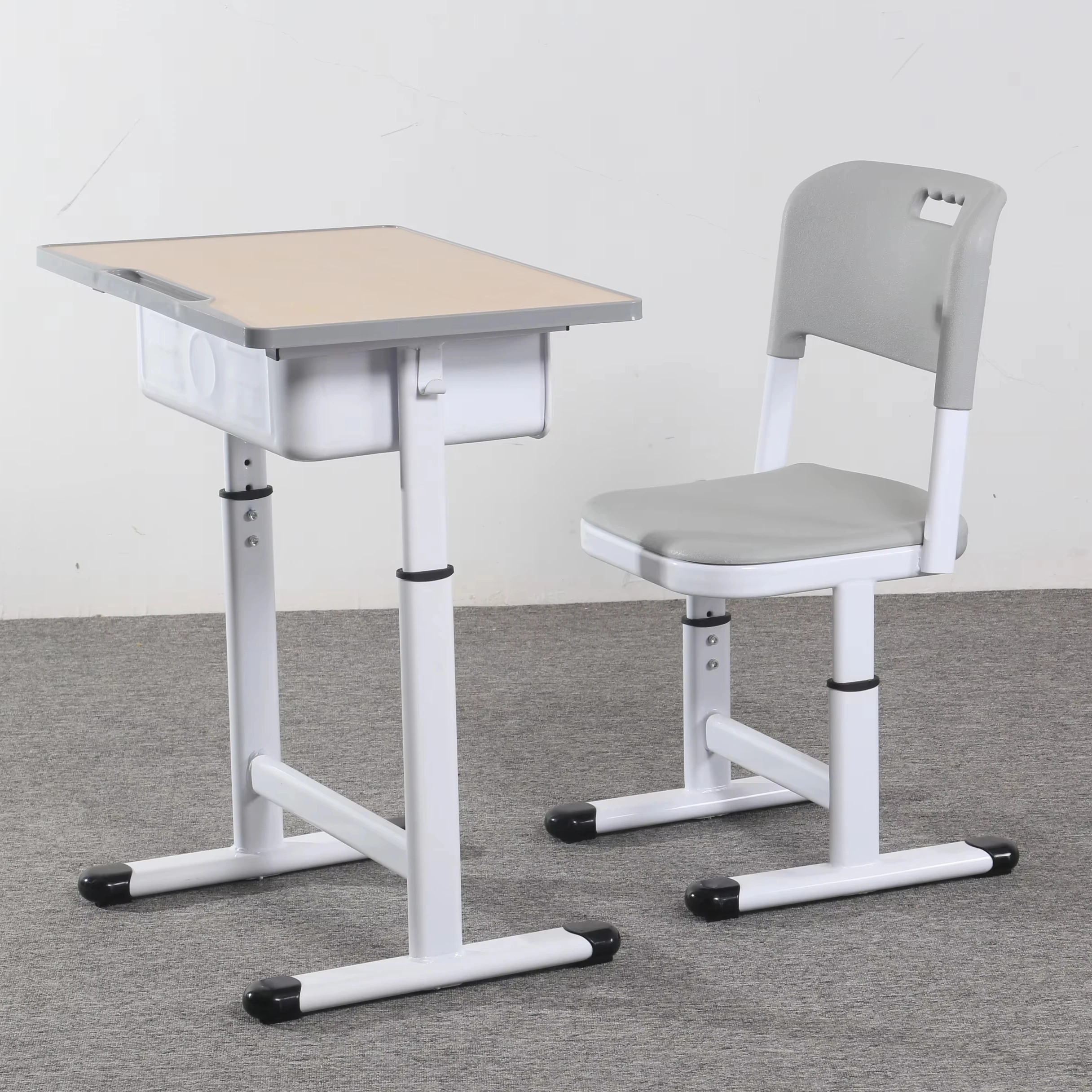 Wholesale School Furniture Single Student Desk Classroom Table and Chair School sets