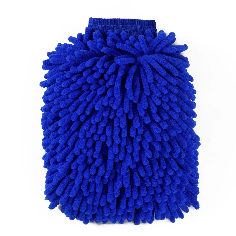 Factory Supply Super Soft Chenille Gloves Cleaning Mitt Chinese for Car Wash Microfiber Fashionable Car Care Detailing mitt